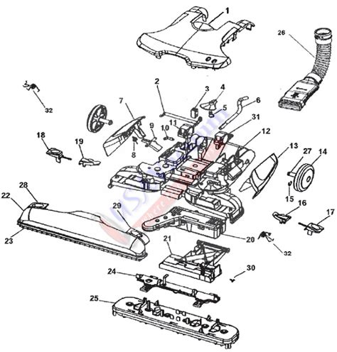 HOOVER H3000 PARTS