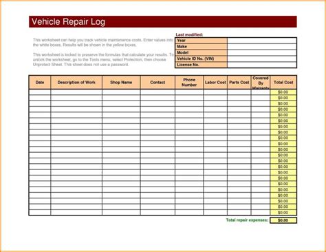 Maintenance Tracking Spreadsheet Spreadsheet Softwar home maintenance tracking spreadsheet. free ...