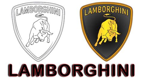 how to draw a lamborghini logo easy - howtotieabowoutofribbon