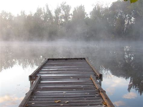 Dock on sunrise lake stock photo. Image of dock, morning - 78353354