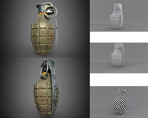 Michael Kendall - M1A2 Grenade 3D Prop Model