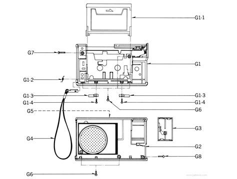 National Panasonic RQ-332S Disassembly