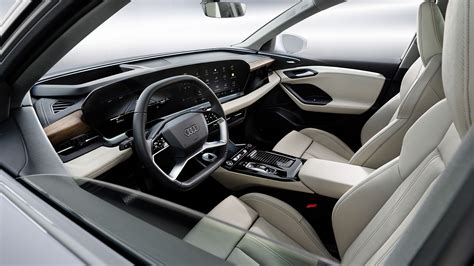 Audi Q6 E-Tron interior shows off big screens - Autoblog