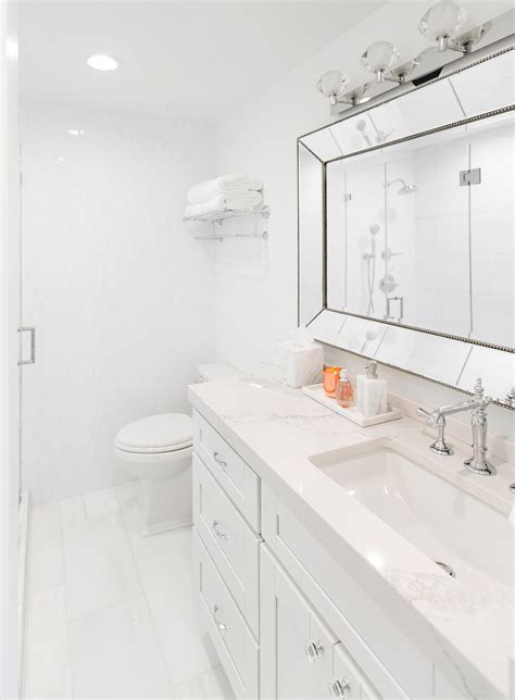 White Marble Bathroom Decor Ideas | Home Redesign