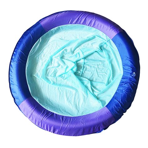 Swimming Pool Floating Chair Mesh Recliner Inflatable Floating Bed Mesh ...