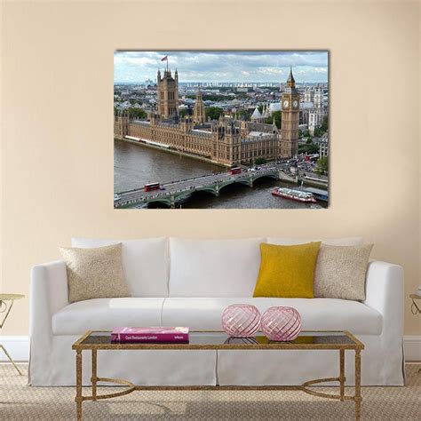 House Of Parliament London Canvas Wall Art - Tiaracle