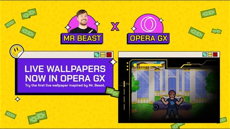 Unveiling MrBeast's Epic Live Wallpaper | Opera GX Collaboration - YouTube