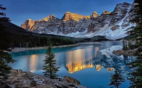 Herbert Lake Banff National Park Canada Wallpapers - Wallpaper Cave