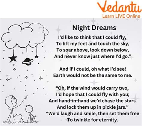 Read Night Dreams Poem for kids| Popular poems for Children