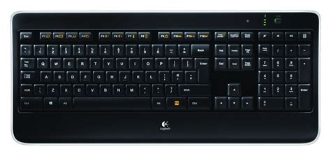 Logitech K800 Wireless Illuminated Keyboard Flexible Recharging Micro ...