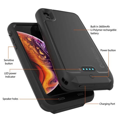 iPhone XR Waterproof Battery Case | iPhone XR Charging Case – punkcase