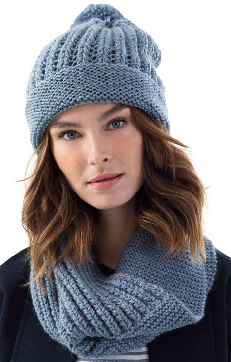 Free Knitting Pattern for Easy Greenpoint Hat and Cowl | Knitted hats ...