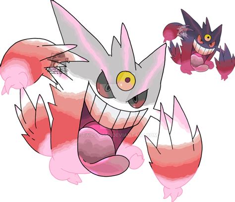 094 - Mega Gengar (Shiny) by Tails19950 | Gengar pokemon, Gengar, Ghost ...