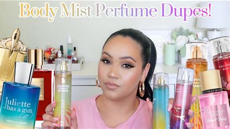 BODY MIST DUPES FOR DESIGNER PERFUMES! FRAGRANCE MISTS THAT SMELL LIKE ...