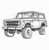 Ford Bronco Coloring Pages sketch template