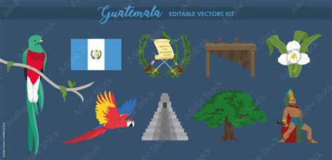 Obraz Guatemala Vectors National Symbols And Culture Coat Of Arms | The Best Porn Website