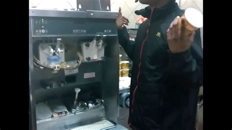 McDonald's ice cream machine - YouTube