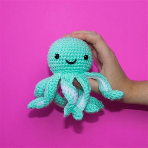 Free Crochet Pattern for Mini Octopus - thefriendlyredfox.com