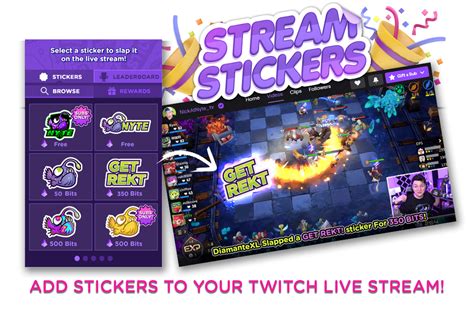 Stream Stickers - Twitch Extension