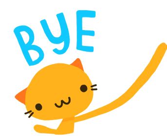 Bye Bye Cat Sticker - Bye Bye Cat Waving - Discover & Share GIFs | Bye ...