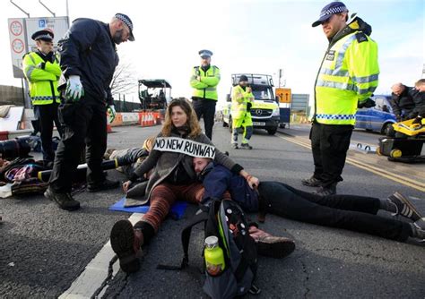 Heathrow Third Runway Protest By Climate Change Activists Results In 15 ...