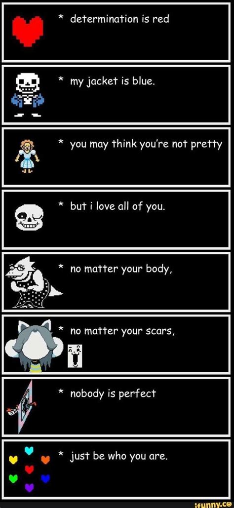 This meaningful quote fills you with determination. | Undertale quotes, Undertale memes, Undertale