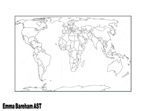 dibujos de mapamundi para imprimir y colorear colorear imagenes - printable world map maps ...