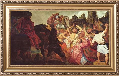 The Stoning Of Saint Stephen Rembrandt