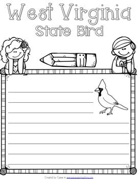 West Virginia State Symbols Notebook by Easy Peasy Teaching | TPT