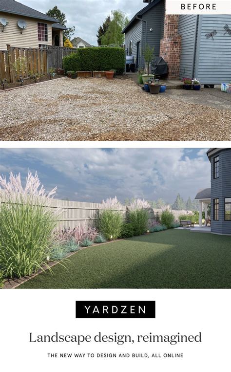 the before and after photos of landscaping