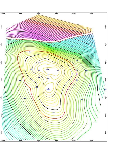 Contour map, Map, Mapping software