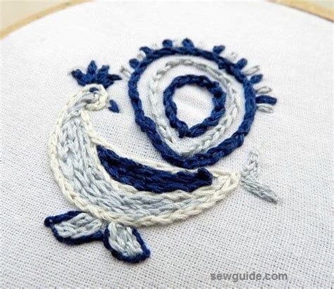 5 Easy Chain Stitch Motifs - SewGuide