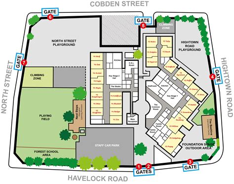 Map of the school – St. Matthew's Primary School, Luton