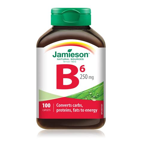 Vitamin B6 | Pyridoxine | Caplets – Jamieson Vitamins