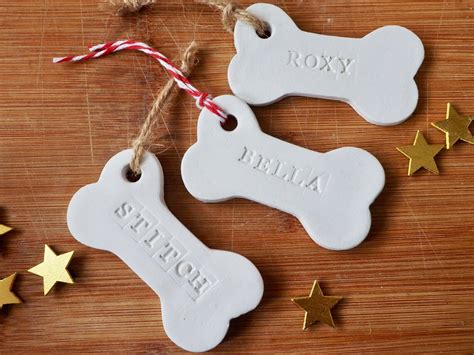 Personalised Dog Bone Christmas Tree Decorations Christmas | Etsy