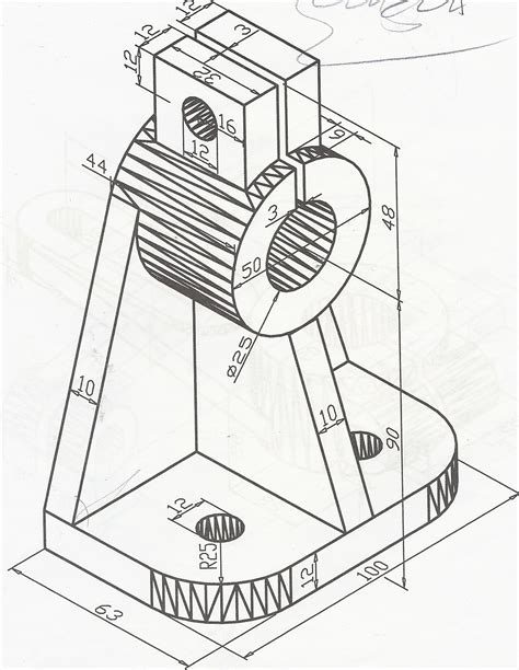 Technical Drawing With Autocad - Image to u