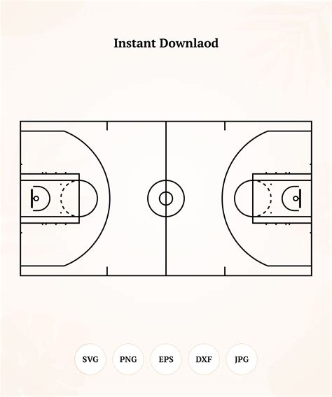 Basketball Court Stencil | lupon.gov.ph