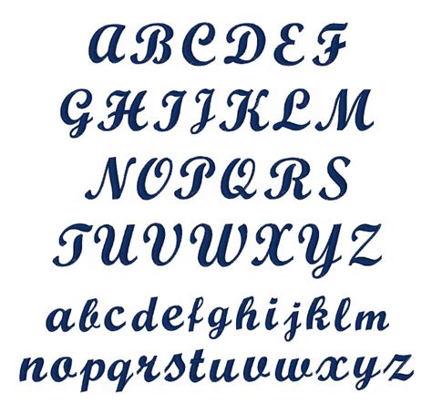 Script Fonts Alphabet Bold