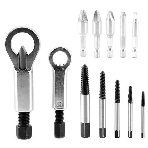 Tebru Nut Splitter Set, 12pcs Nut Splitter Set Rusted Damaged Bolt ...