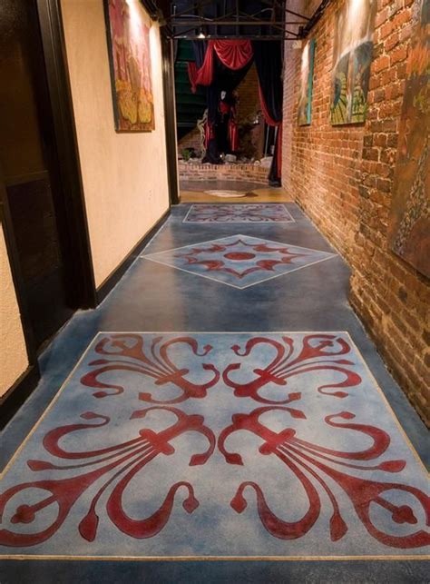 34 best Painted Concrete Floor Stencils - Custom Designs for Floor ...