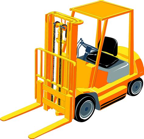 Forklift clipart. Free download transparent .PNG | Creazilla