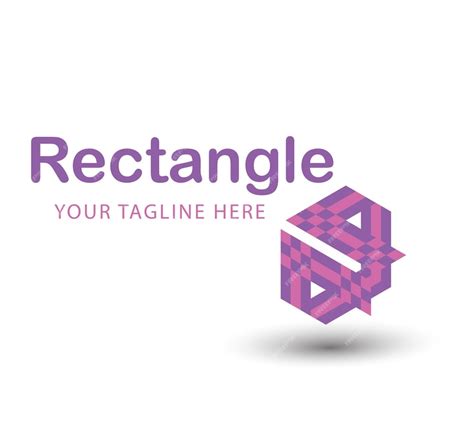 Premium Vector | Colorful rectangle logo