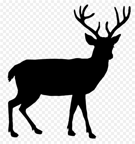 Free Deer Head Profile Silhouette, Download Free Deer Head Profile ...