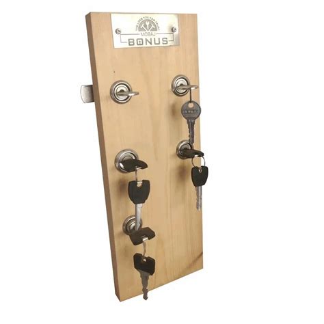 Silver Deadbolt Wooden Door Key Holder at best price in Jaipur | ID ...