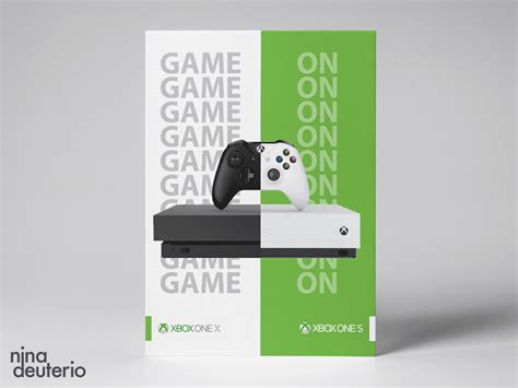 Xbox One Advertisement Layout Design by Nina Deuterio on Dribbble