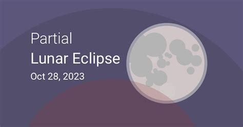 Partial Lunar Eclipse on October 28–29, 2023 – Where and When to See