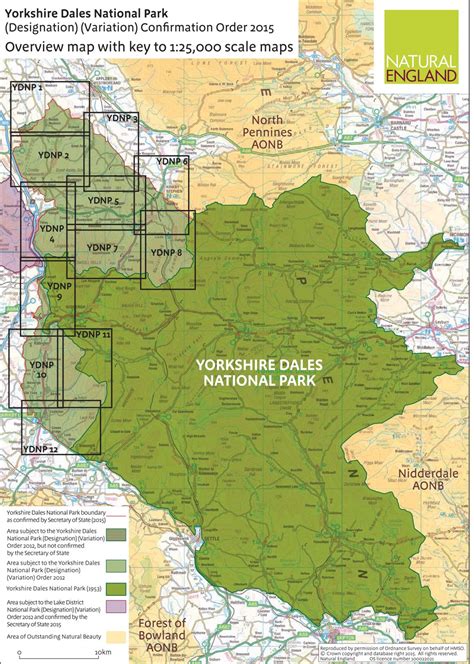 Yorkshire Dales National Park: map of new boundary changes