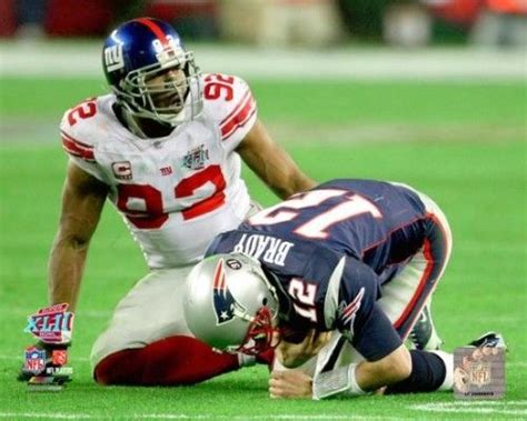 Michael Strahan Super Bowl Xlii Action Photo Print (20 x 24) | New york ...