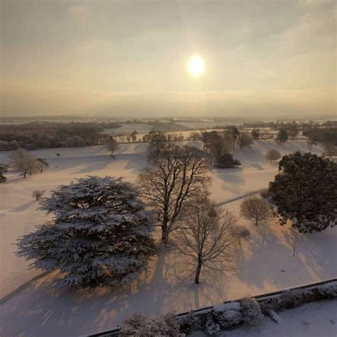 Belmont in the Snow - Belmont House