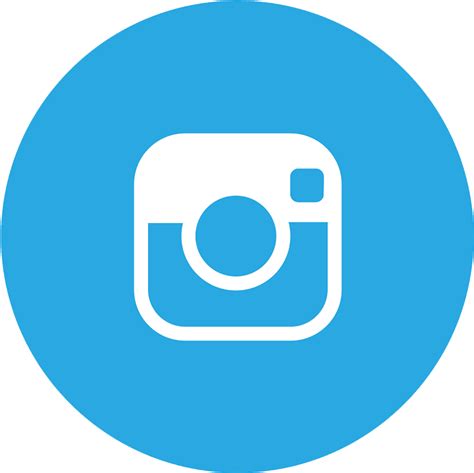 Blue Instagram Logo transparent - ClipartLib